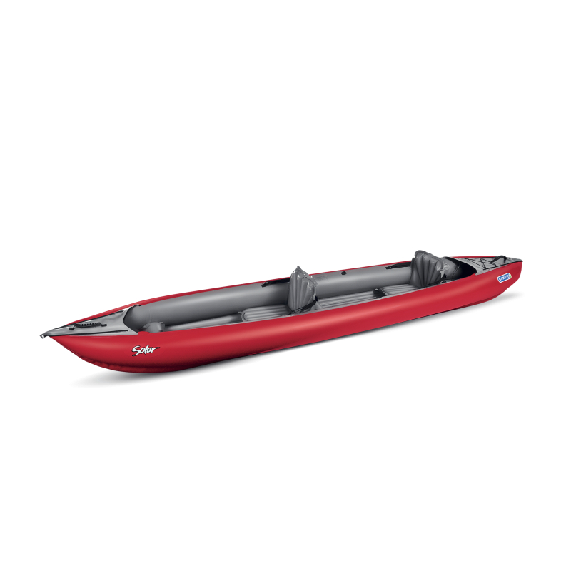 Gumotex Solar II 2 Personen Luftboot Nitrilon Kajak Rot