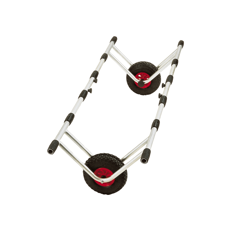 Grabner Bootswagen breit - Achsenbreite verstellbar von 140 cm bis 210 cm