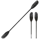 ExtaSea Safari Fiberglas Vario Doppelpaddel Kajak Paddel...