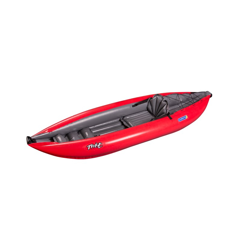 Gumotex Twist I Kajak Schlauchboot 1er Solo Luftboot Nitrilon rot