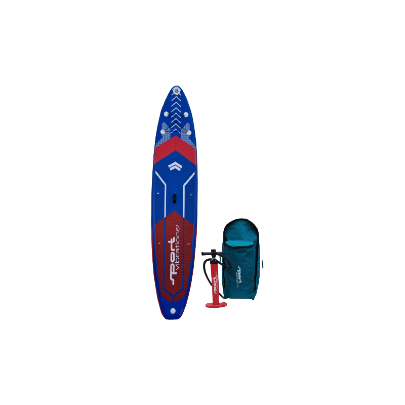 Sport Vibrations SV-126 Stand up Paddle Board SUP Surf-Board aufblasbar - All terrain All-round SUP Woven-Fusion-Double Layer- Superlight Technology