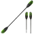 ExtaSea Safari Fiberglas Vario Doppelpaddel Kajak Paddel 2-teilig Grün 220-230