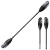 ExtaSea Safari Fiberglas Vario Doppelpaddel Kajak Paddel 2-teilig Weiß 220-230