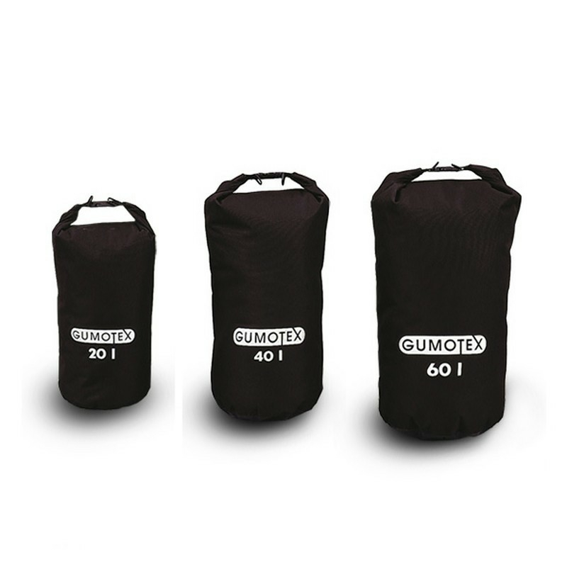Gumotex Dry Bag wasserdichter Packsack Kortexin Tasche in 3  Varianten 20-40-60 Liter