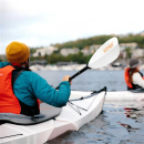 ORU KAYAK Paddel 4 teilig verstellbar leicht 220 - 230